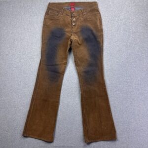 Tilt Women's Stretch Bootcut Rust Brown Velvety‎ Jeans Size 7